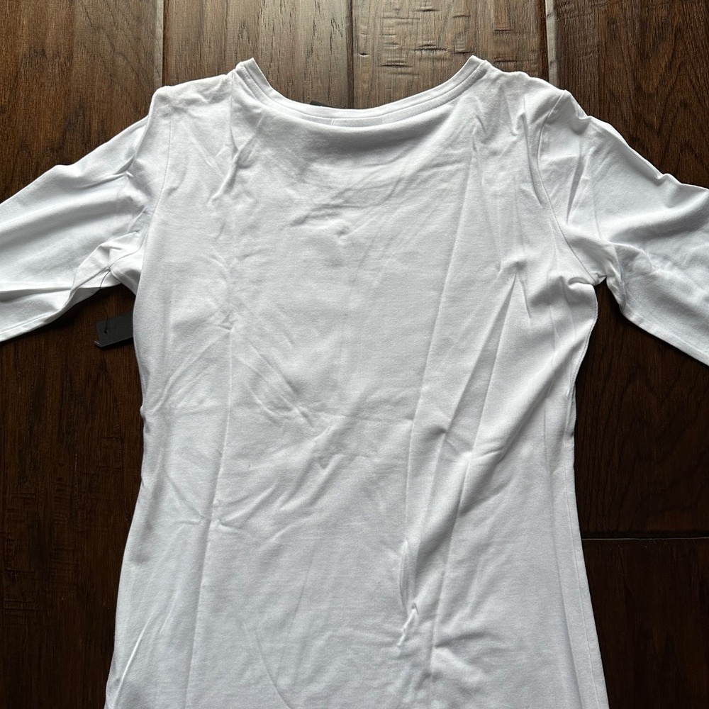 Tahari Women's Long Sleeve Shirt White Size XS NEW! - Picture 7 of 7